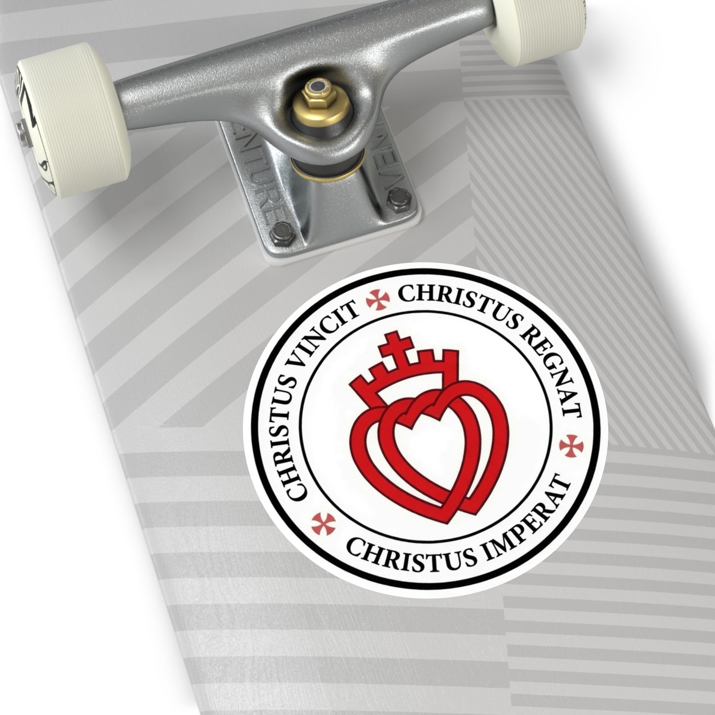 SSPX Laudes Regiae Decal - 5" Dia. - Vinyl