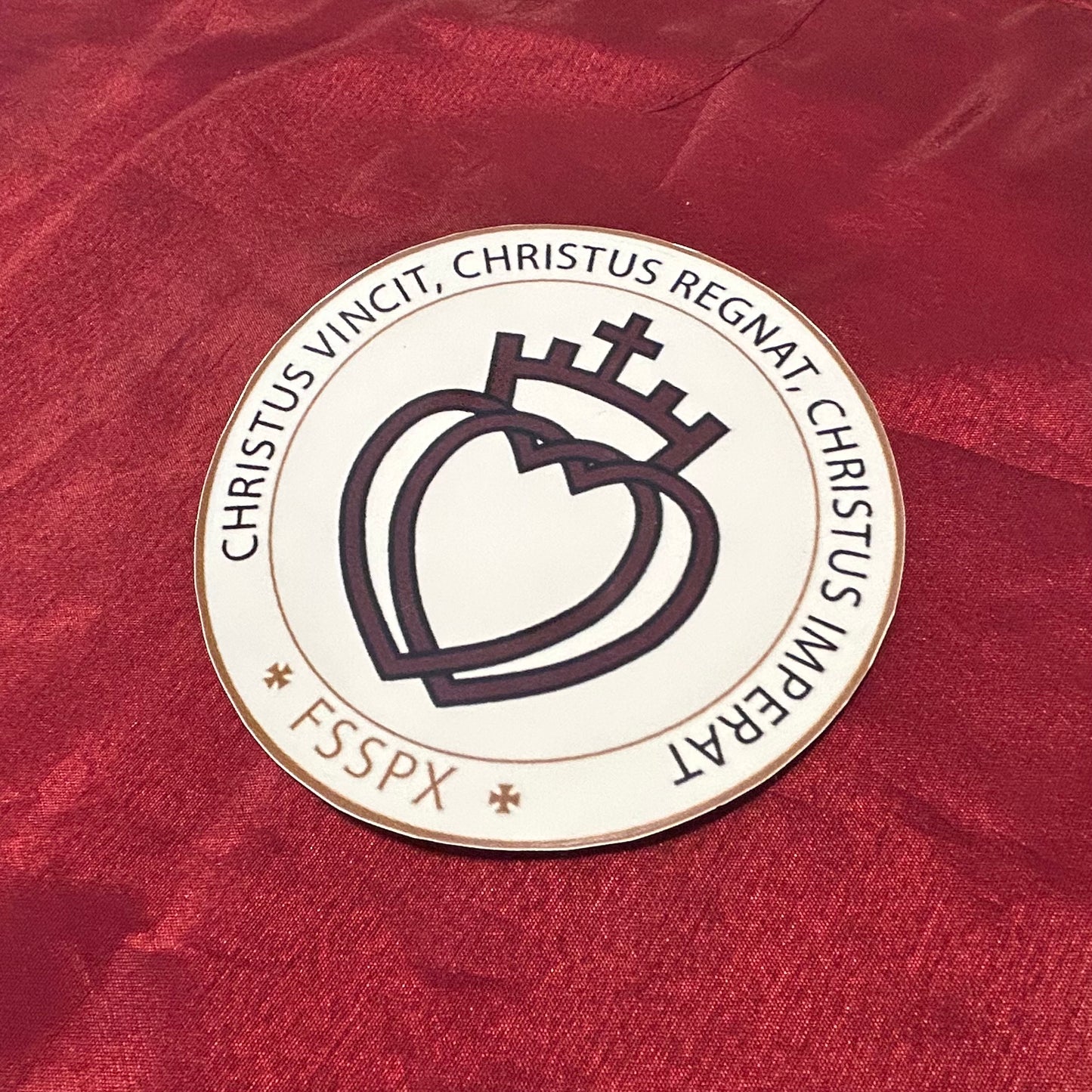 SSPX Decal - 4 5/8" Dia. - Vinyl