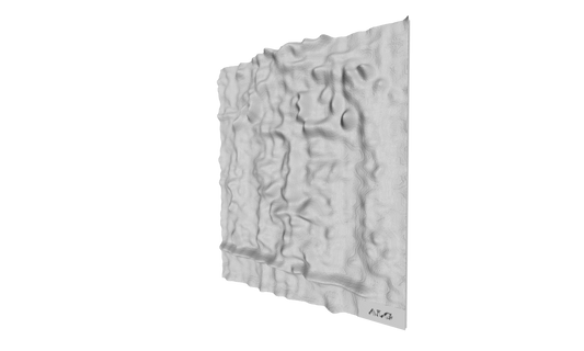 3D-Printed Shroud Face - 4" x 5"