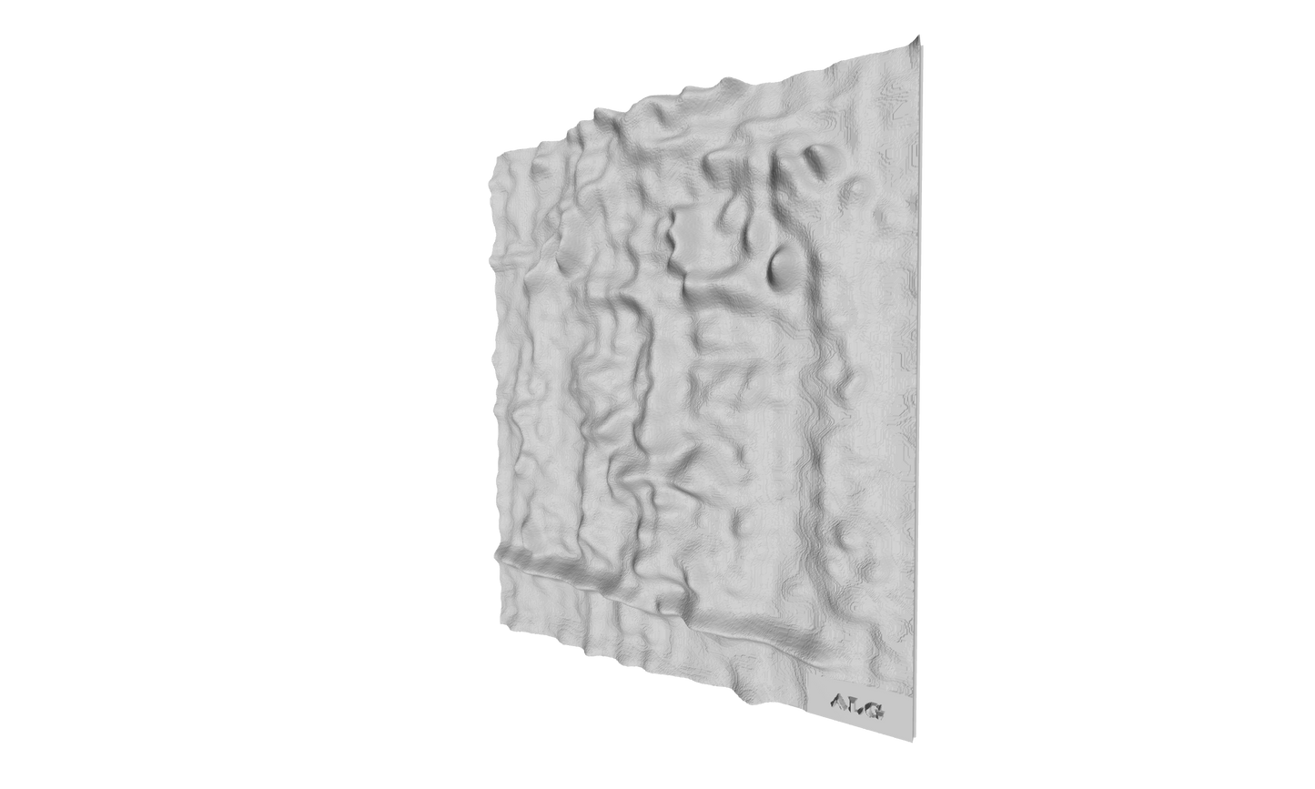 3D-Printed Shroud Face - 4" x 5"